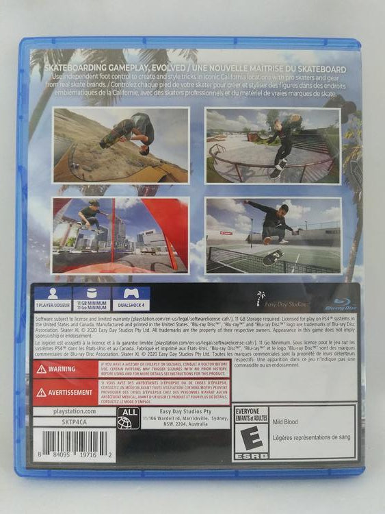 PS4 SKATER XL (BOX ONLY) (used)