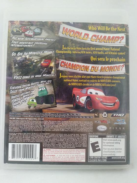 PS3 CARS MATER-NATIONAL CHAMPIONSHIP (BOX ONLY)