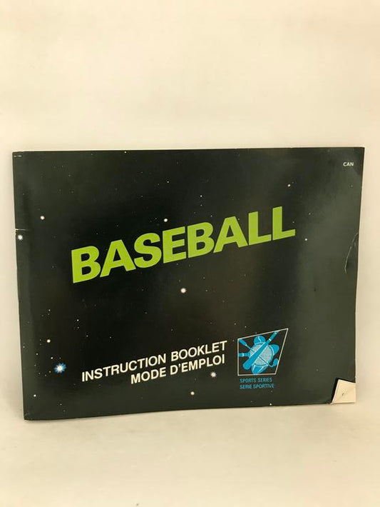 NES BASEBALL INSTRUCTION BOOKLET ENGLISH (usagé)