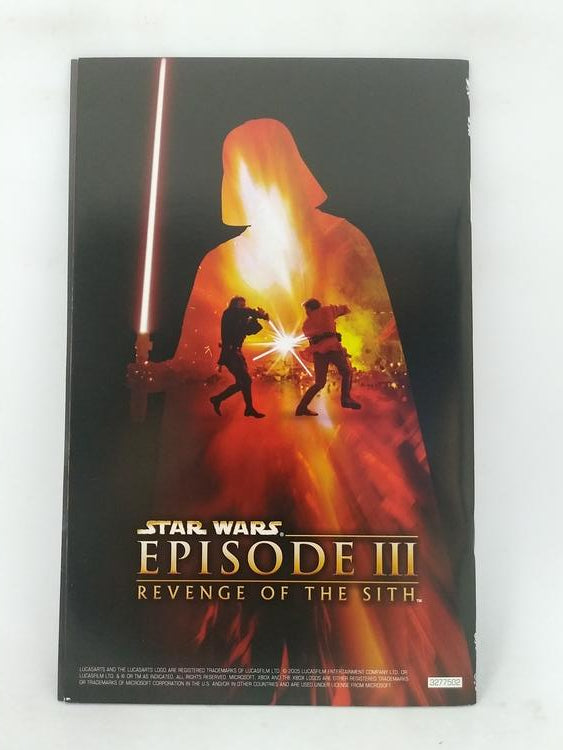 XBOX STAR WARS III REVENGE OF THE SITH INSTRUCTION BOOKLET ENGLISH