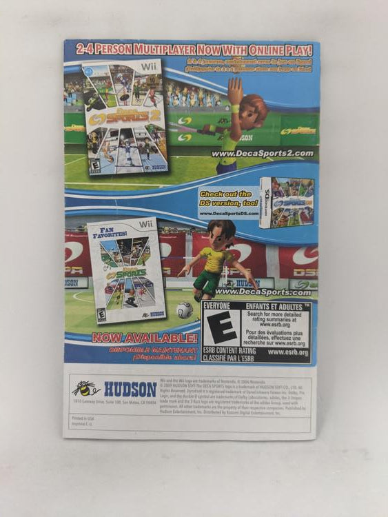 WII DECA SPORTS 3 INSTRUCTION BOOKLET TRILINGUAL (usagé)