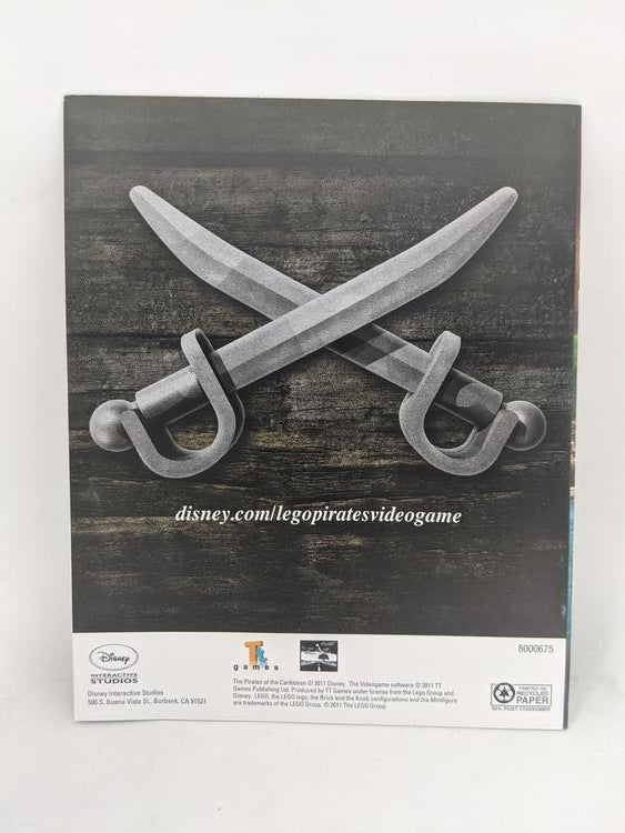 PS3 LEGO PIRATES OF THE CARIBBEAN THE VIDEO GAME INSTRUCTION BOOKLET BILINGUAL (usagé)