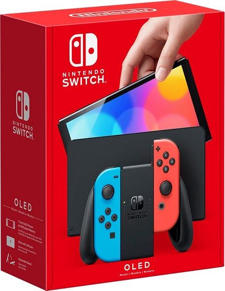 NINTENDO SWITCH OLED RED AND BLUE