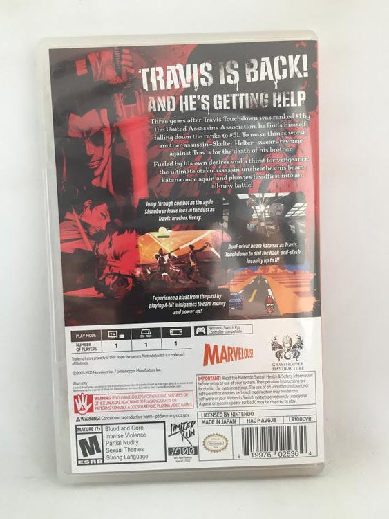 NO MORE HEROES 2 DESPERATE STRUGGLE (LIMITED RUN GAMES)