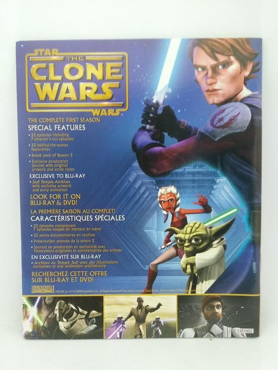 PS3 STAR WARS THE CLONE WARS REPUBLIC HEROES INSTRUCTION BOOKLET BILINGUAL (usagé)