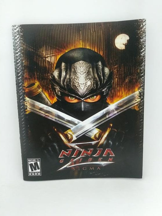 PS3 NINJA GAIDEN SIGMA INSTRUCTION BOOKLET ENGLISH (usagé)