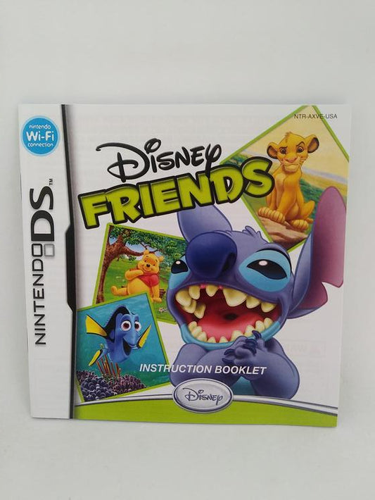 NDS DISNEY FRIENDS INSTRUCTION BOOKLET ENGLISH (usagé)