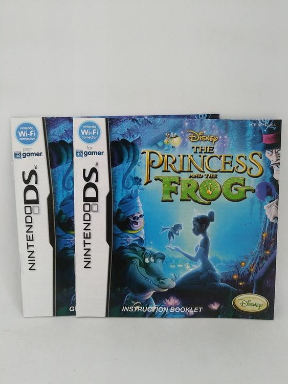 NDS THE PRINCESS AND THE FROG INSTRUCTION BOOKLET BILINGUAL