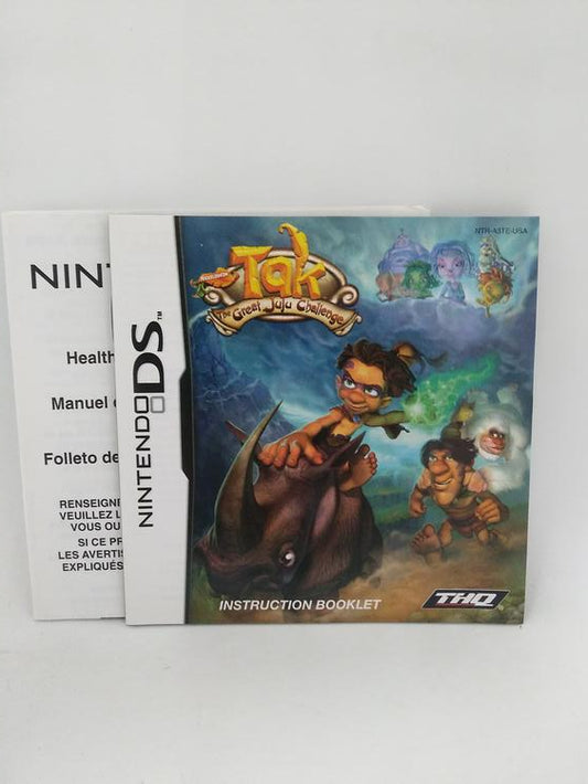 NDS TAK THE GREAT JUJU CHALLENGE INSTRUCTION BOOKLET ENGLISH (usagé)