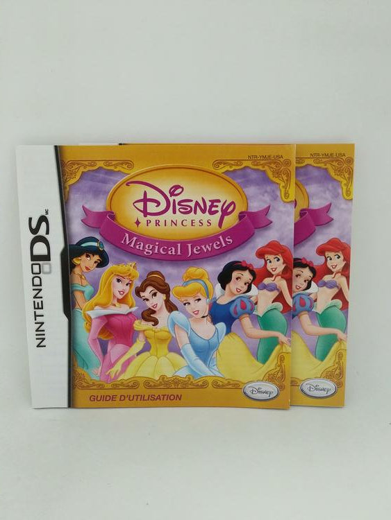 NDS DISNEY PRINCESS MAGICAL JEWELS INSTRUCTION BOOKLET ENGLISH (usagé)