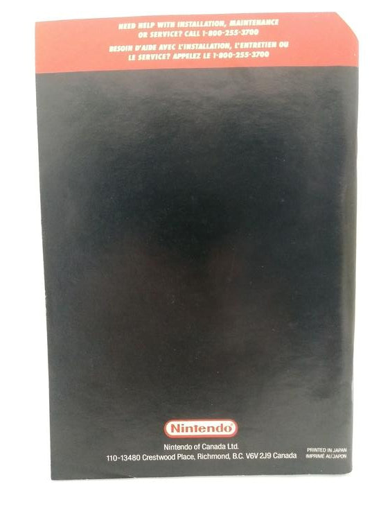 SNES STAR FOX INSTRUCTION BOOKLET BILINGUAL