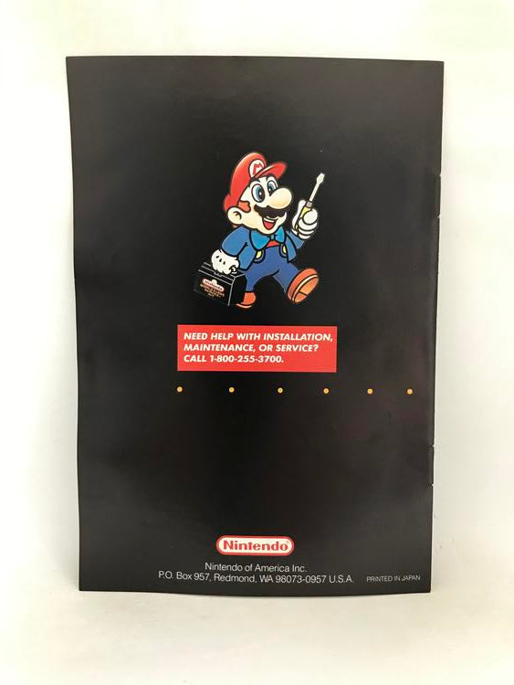 SNES CONTROLLER INSTRUCTION BOOKLET BILINGUAL
