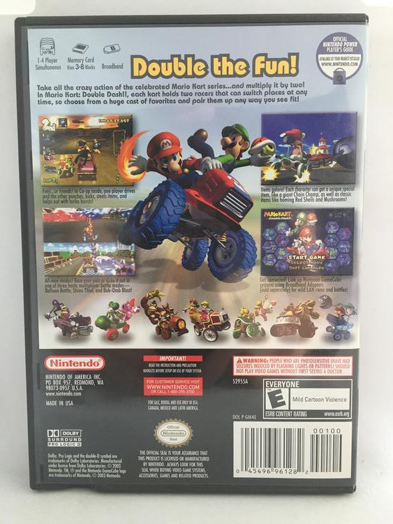 NGC MARIO KART DOUBLE DASH!! (BOX ONLY) (used)