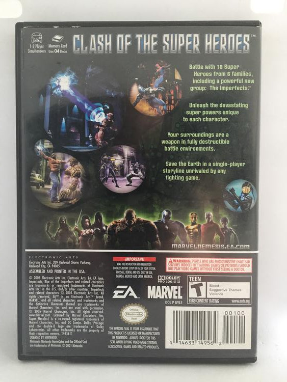 NGC MARVEL NEMESIS RISE OF THE IMPERFECTS (BOX ONLY)