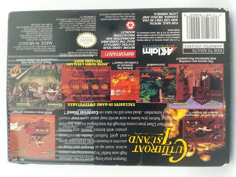 SNES Cutthroat Island (Box Only)