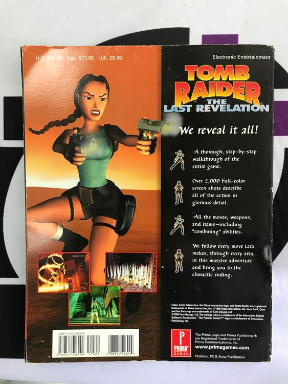 HINT BOOK TOMB RAIDER THE LAST REVELATION