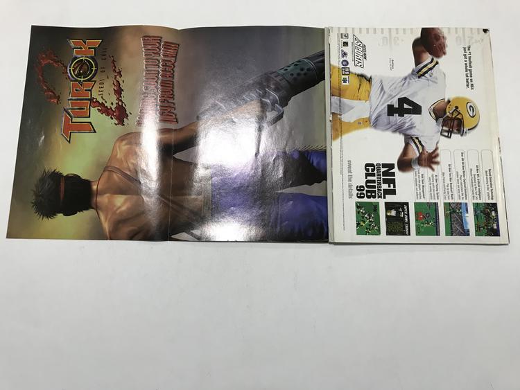 NINTENDO POWER GAMER MAGAZINE VOLUME 112 WITH POSTER - F-ZERO X