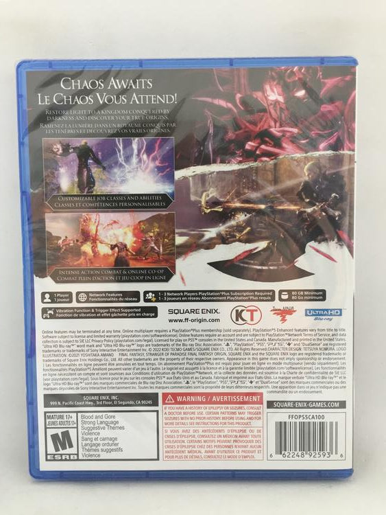 STRANGER OF PARADISE FINAL FANTASY ORIGIN