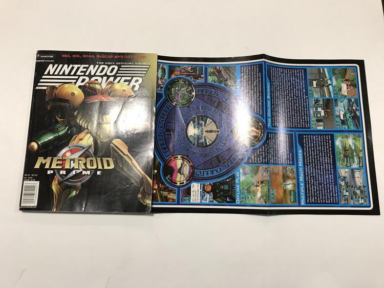 NINTENDO POWER GAMER MAGAZINE VOLUME 162 WITH POSTER - METROID PRIME