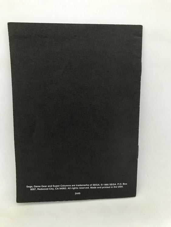 SGG SUPER COLUMNS INSTRUCTION BOOKLET ENGLISH