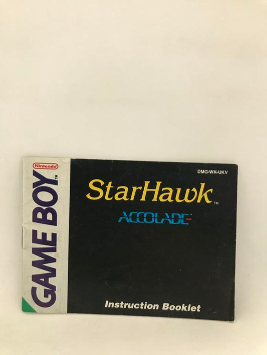 GB STARHAWK INSTRUCTION BOOKLET ENGLISH