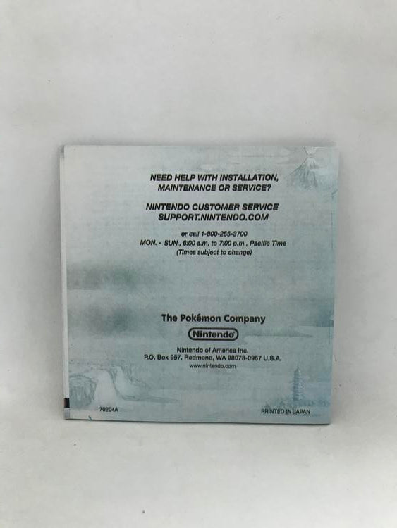 NDS POKEMON SOULSILVER INSTRUCTION BOOKLET ENGLISH (usagé)