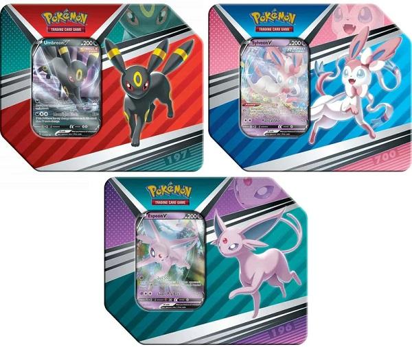 HEROES TIN 2022 ESPEON/SYLVEON/UMBREON (POKEMON) (usagé)