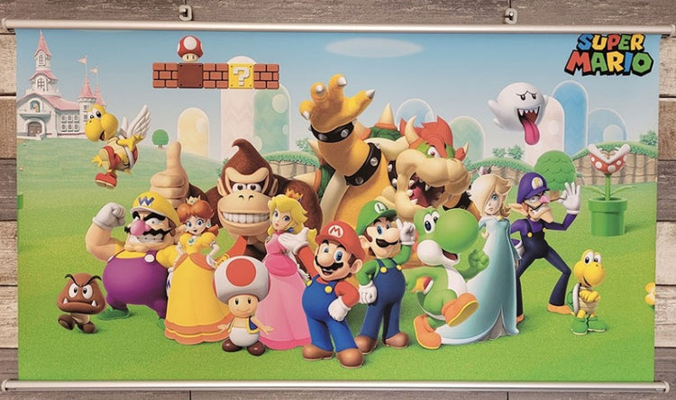LE MONDE DE MARIO (TOILE MURALE) (usagé)