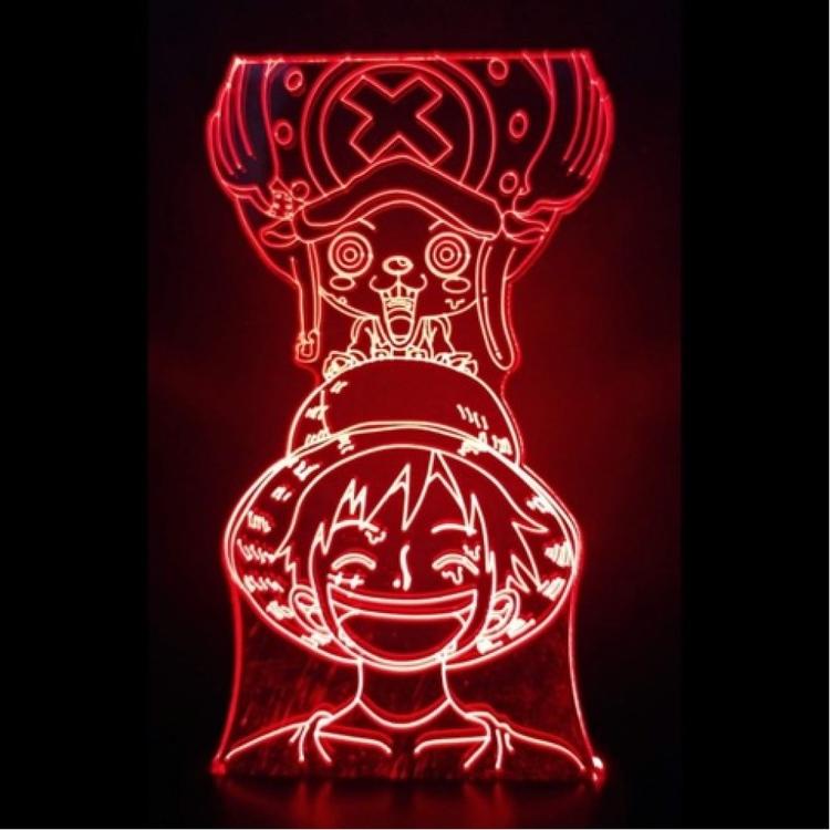 ONE PIECE: LUFFY ET CHOPPER (VEILLEUSE) (usagé)
