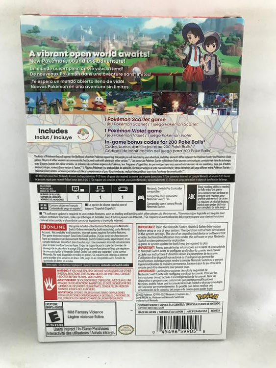 POKEMON SCARLET & POKÉMON VIOLET DOUBLE PACK