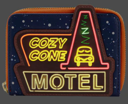 LOUNGEFLY DISNEY PIXAR CARS COZY CONE WALLET (usagé)