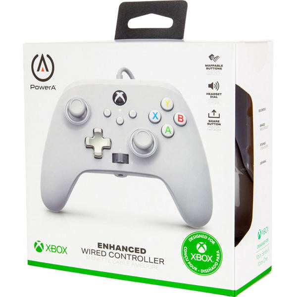 CONTROLLER ENHANCED WIRED WHITE POWERA (XBOX SERIES / XBOX ONE)