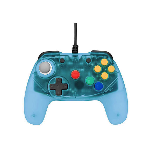 CONTROLLER WIRED ICE BLUE BRAWLER RETRO FIGHTERS (N64)