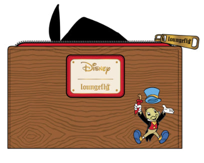 LOUNGEFLY DISNEY PINOCCHIO PEEKING FLAP WALLET