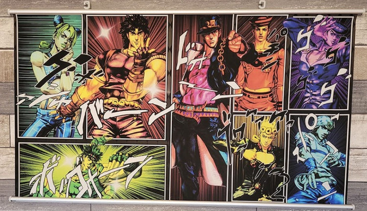 JOJO'S BIZARRE ADVENTURE (TOILE MURALE)