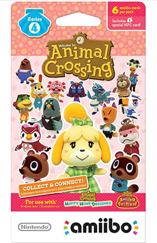 AMIIBO CARD ANIMAL CROSSING SERIES 4