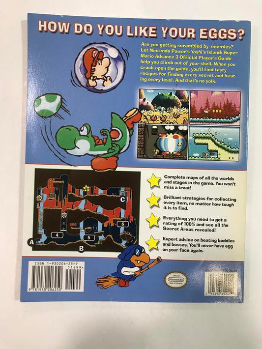 HINT BOOK SUPER MARIO ADVANCE 3 YOSHI'S ISLAND