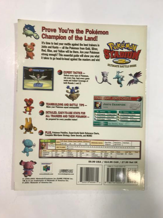 HINT BOOK POKEMON STADIUM 2 ULTIMATE BATTLE GUIDE