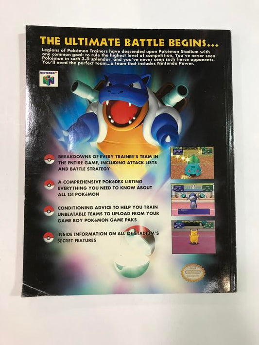 HINT BOOK POKEMON STADIUM