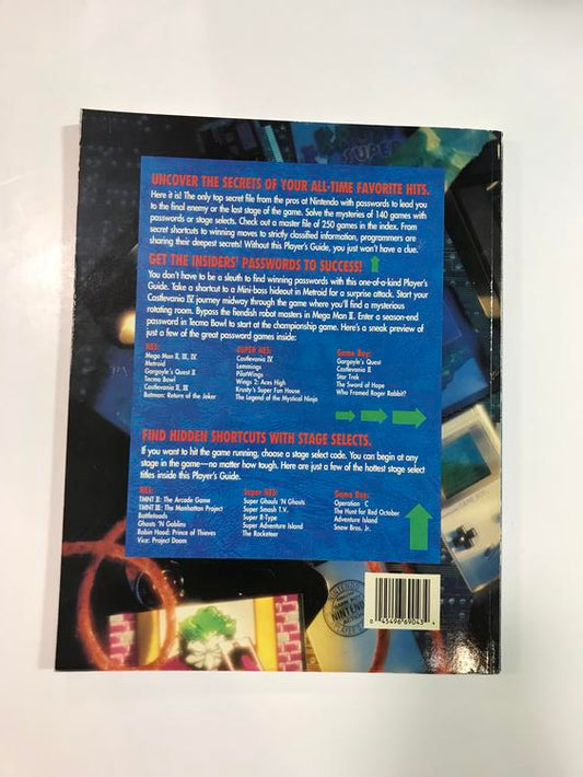 HINT BOOK TOP SECRET PASSWORD NINTENDO