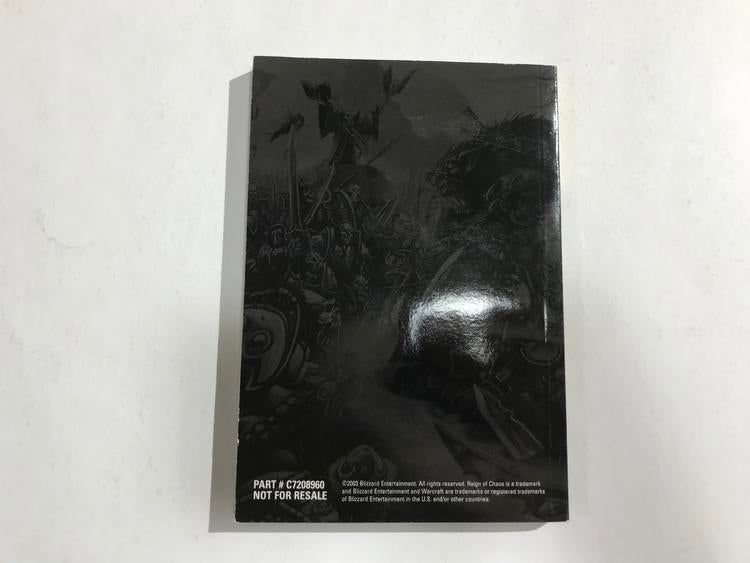 HINT BOOK WARCRAFT III REIGN OF CHAOS OFFICIAL BATTLE CHEST GUIDE (usagé)