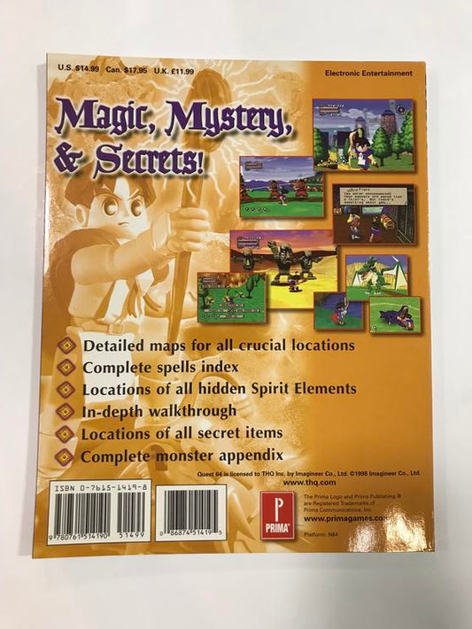 HINT BOOK QUEST 64 (usagé)