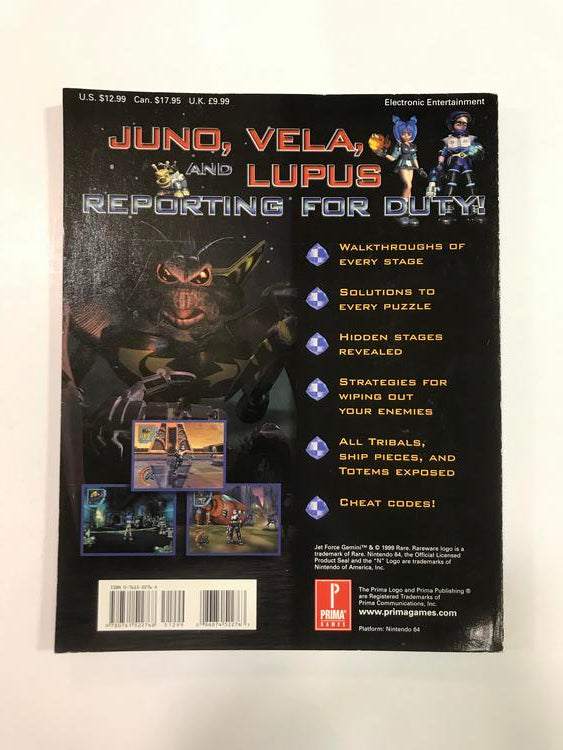 HINT BOOK JET FORCE GEMINI