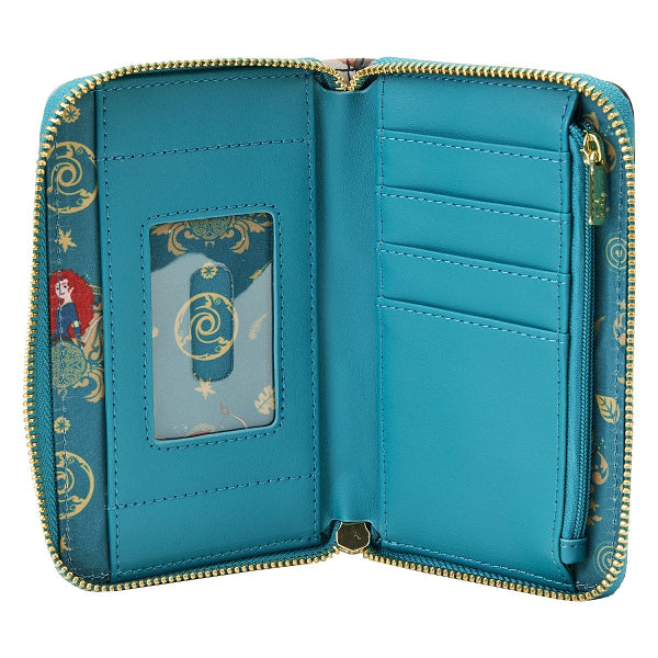 LOUNGEFLY DISNEY BRAVE MERIDA PRINCESS SCENE WALLET