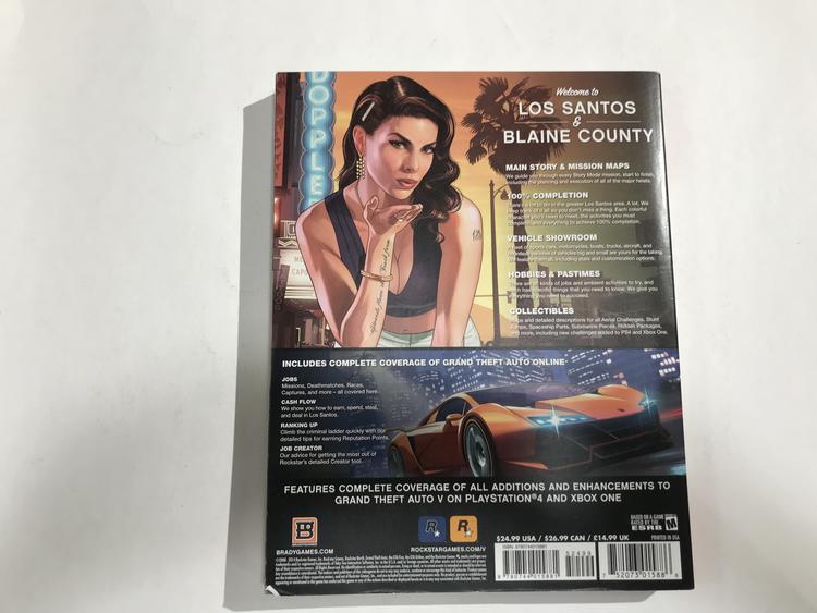 HINT BOOK GRAND THEFT AUTO V EXPANDED FOR PS4 / XBOX ONE