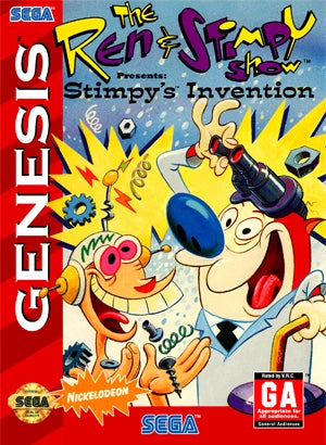 THE REN AND STIMPY SHOW STIMPY'S INVENTIONS (COMPLETE IN BOX)