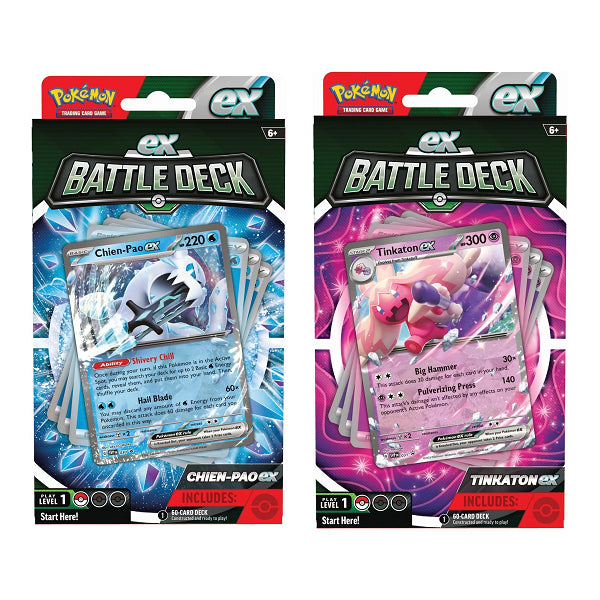 EX BATTLE DECK CHIEN-PAO / TINKATON (POKEMON)