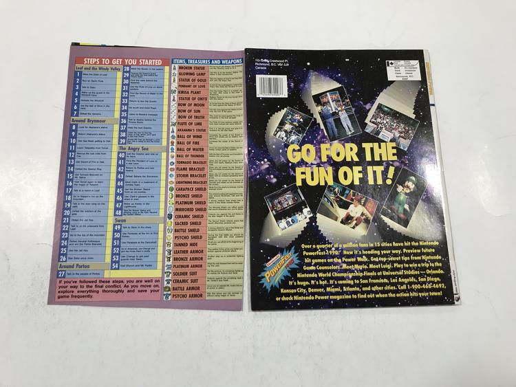 NINTENDO POWER GAMER MAGAZINE VOLUME 14 NO POSTER - CHIP N DALE RESCUE RANGERS