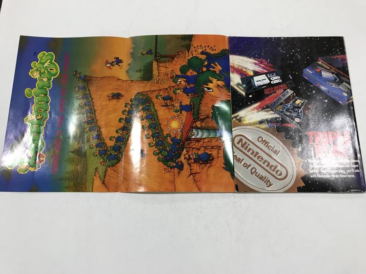 NINTENDO POWER GAMER MAGAZINE VOLUME 33 WITH POSTER - TMNT III THE MANHATTAN PROJECT