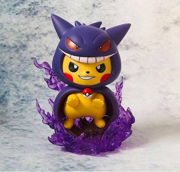 PIKACHU COSPLAY GENGAR 12 CM PVC (usagé)